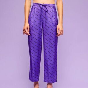 NOCTURNE Pants NEW with TAGS Designer Purple Size EU 40 US Large